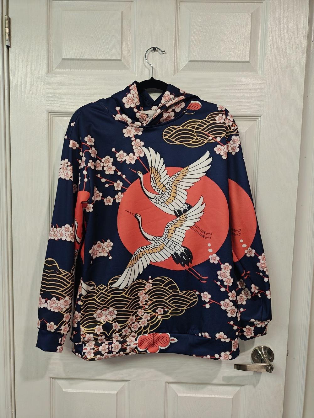 Floral Print Japanese style Hoodie